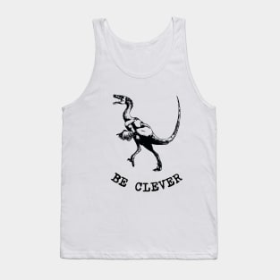 Be Clever - Velociraptor - dinosaur Tank Top